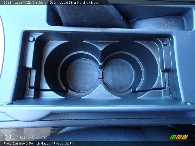 Liquid Silver Metallic / Black 2011 Mazda MAZDA3 s Sport 4 Door