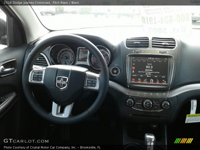 Pitch Black / Black 2018 Dodge Journey Crossroad