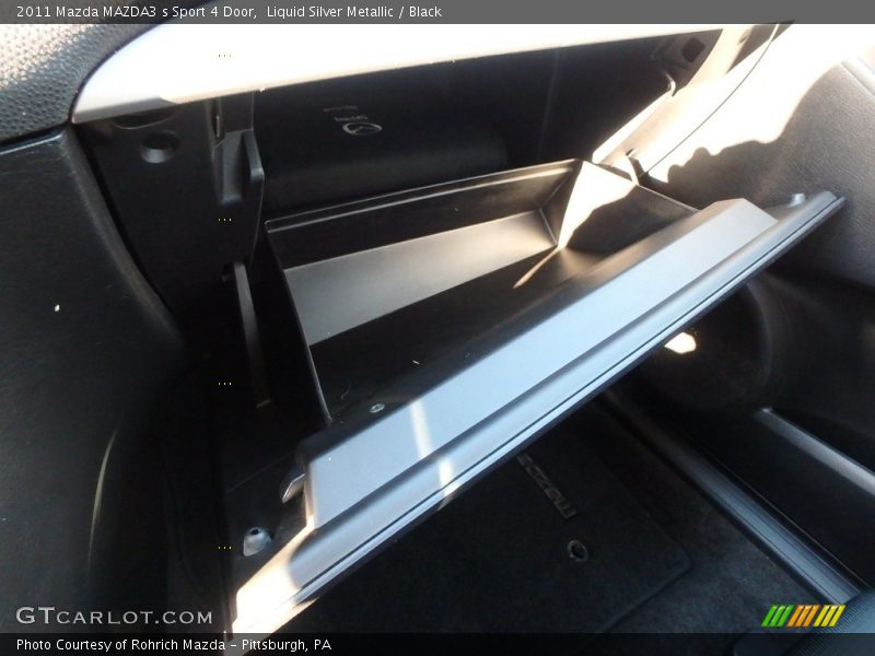 Liquid Silver Metallic / Black 2011 Mazda MAZDA3 s Sport 4 Door