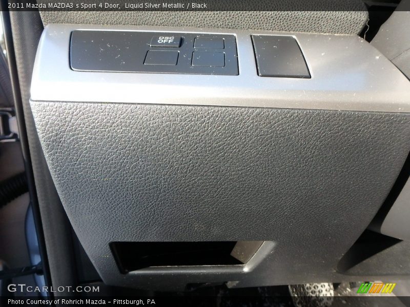 Liquid Silver Metallic / Black 2011 Mazda MAZDA3 s Sport 4 Door