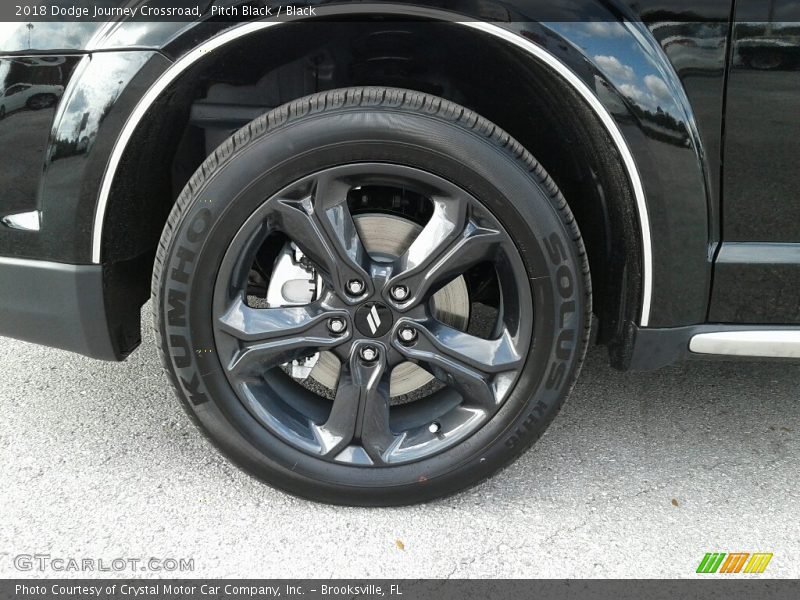 Pitch Black / Black 2018 Dodge Journey Crossroad