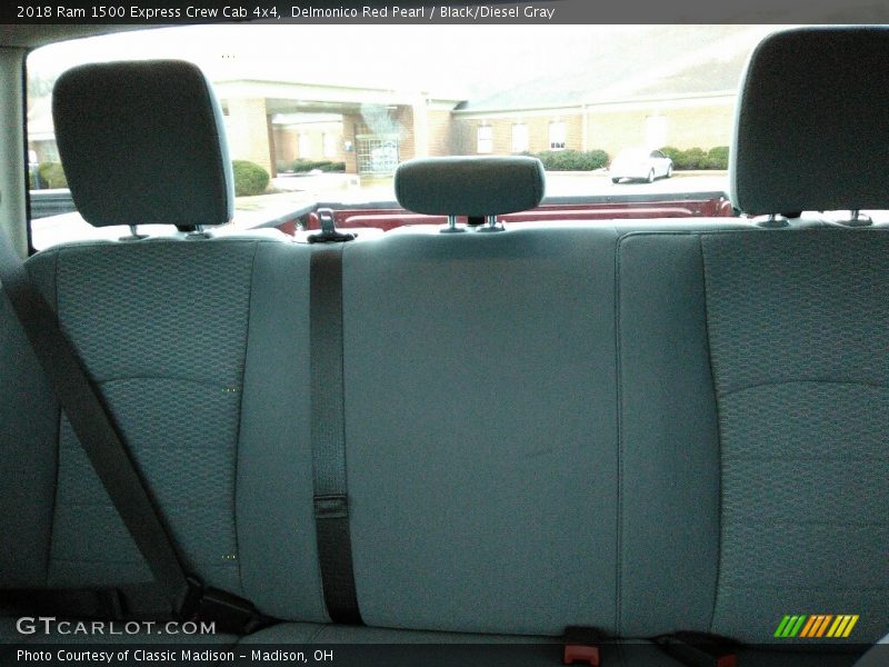Delmonico Red Pearl / Black/Diesel Gray 2018 Ram 1500 Express Crew Cab 4x4