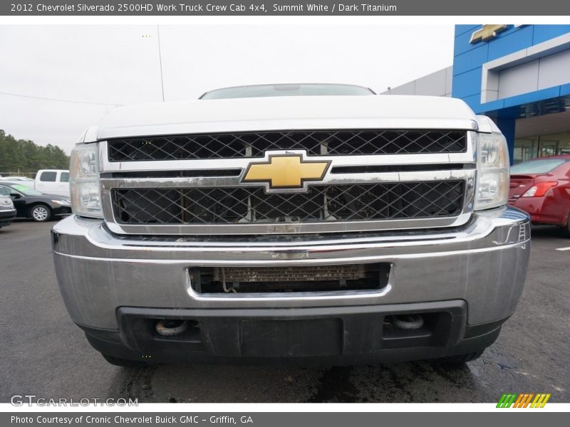 Summit White / Dark Titanium 2012 Chevrolet Silverado 2500HD Work Truck Crew Cab 4x4