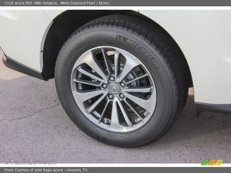White Diamond Pearl / Ebony 2018 Acura RDX AWD Advance