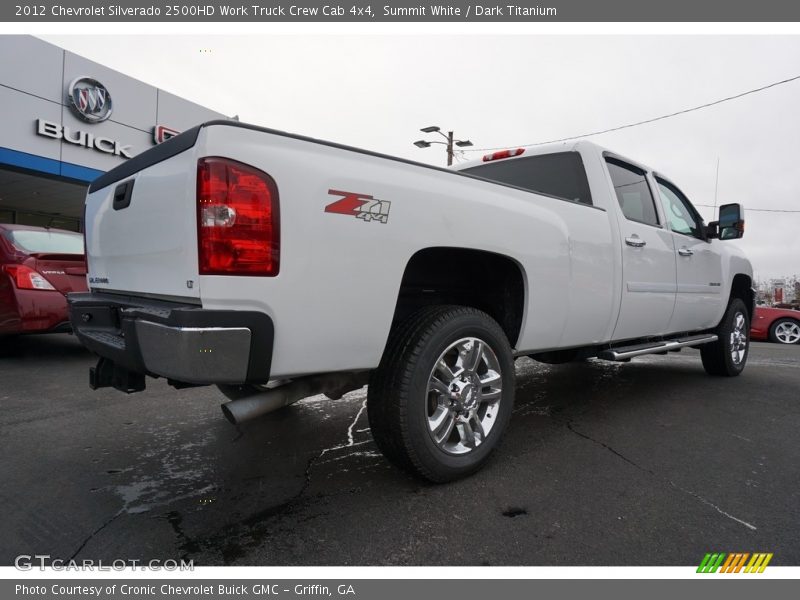 Summit White / Dark Titanium 2012 Chevrolet Silverado 2500HD Work Truck Crew Cab 4x4