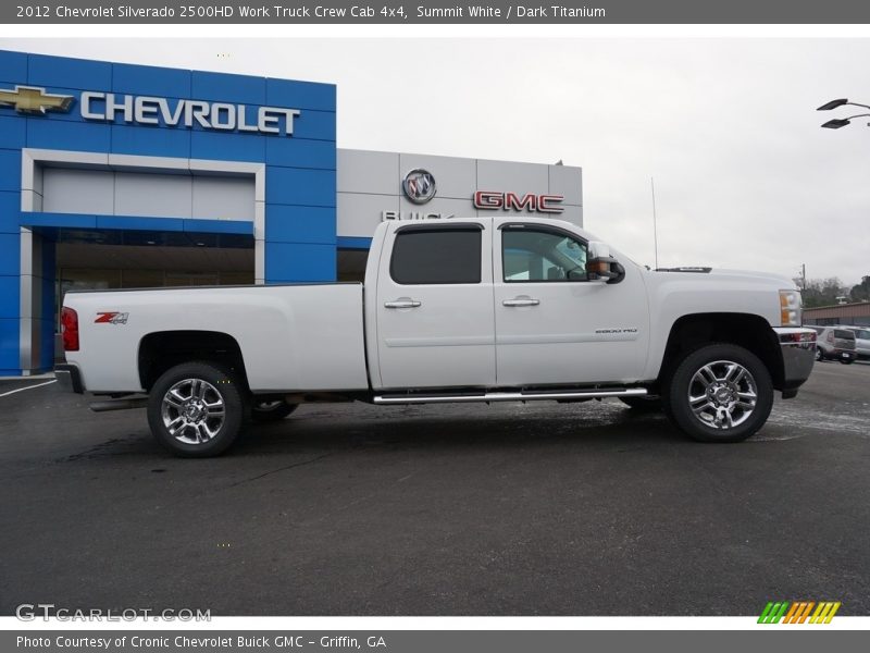Summit White / Dark Titanium 2012 Chevrolet Silverado 2500HD Work Truck Crew Cab 4x4
