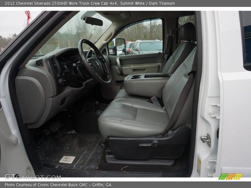 Summit White / Dark Titanium 2012 Chevrolet Silverado 2500HD Work Truck Crew Cab 4x4