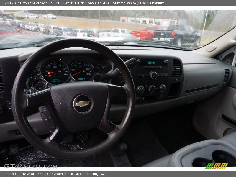 Summit White / Dark Titanium 2012 Chevrolet Silverado 2500HD Work Truck Crew Cab 4x4