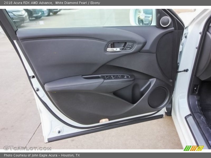 White Diamond Pearl / Ebony 2018 Acura RDX AWD Advance