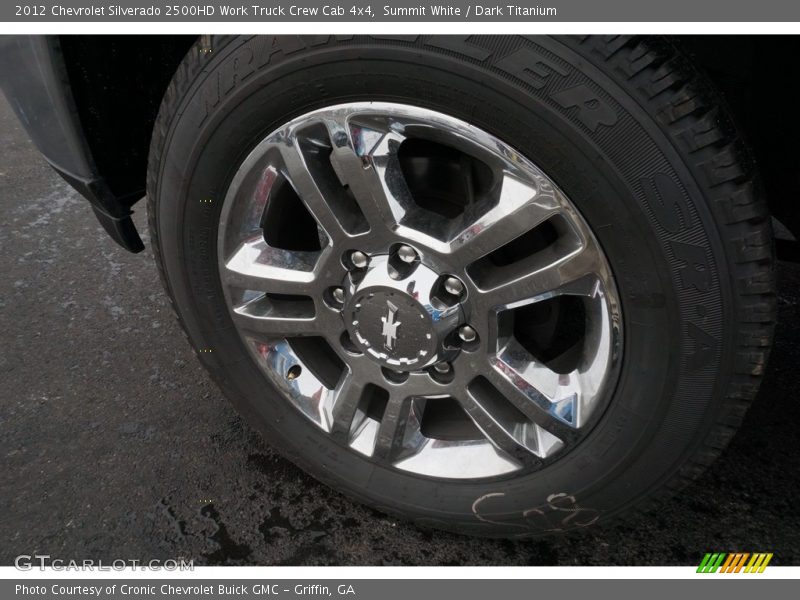 Summit White / Dark Titanium 2012 Chevrolet Silverado 2500HD Work Truck Crew Cab 4x4