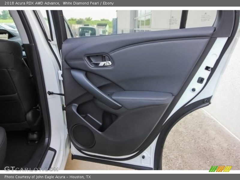 White Diamond Pearl / Ebony 2018 Acura RDX AWD Advance