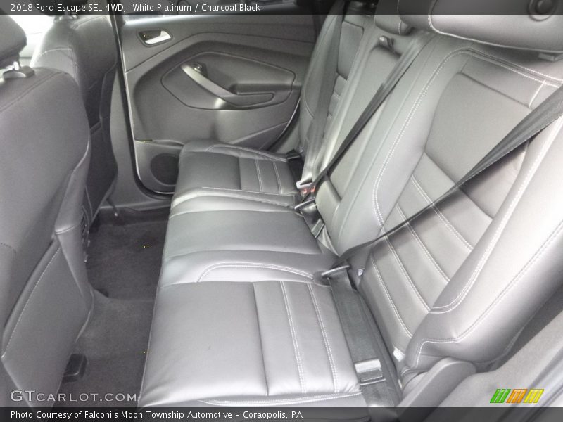 White Platinum / Charcoal Black 2018 Ford Escape SEL 4WD