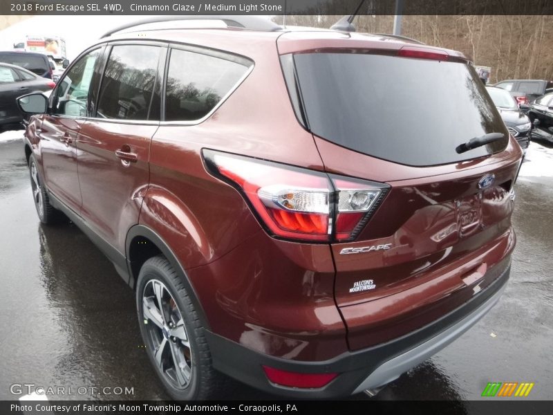 Cinnamon Glaze / Medium Light Stone 2018 Ford Escape SEL 4WD