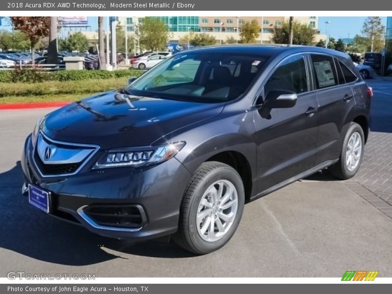 Modern Steel Metallic / Ebony 2018 Acura RDX AWD Technology