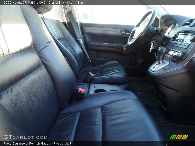 Crystal Black Pearl / Black 2009 Honda CR-V EX-L 4WD