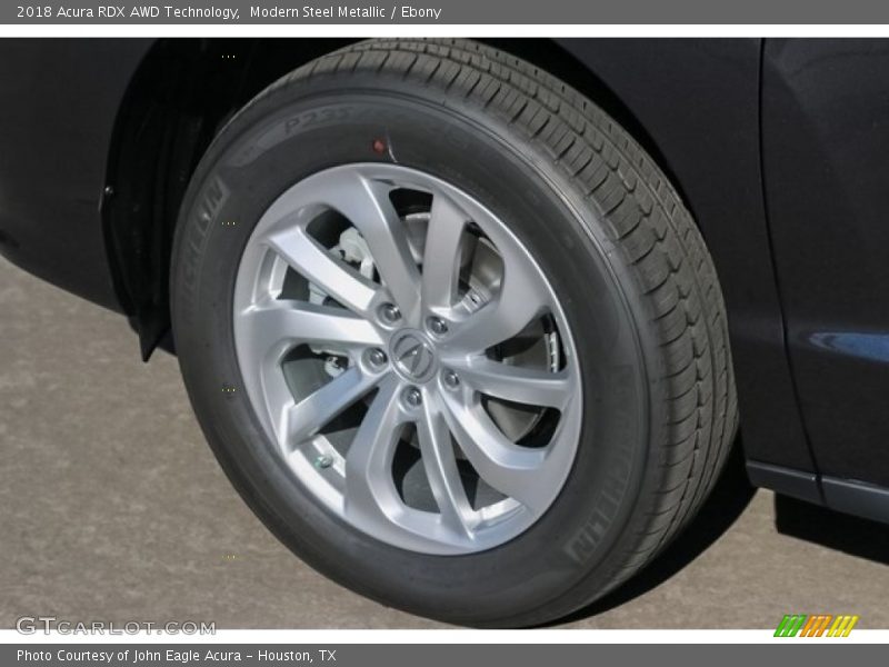 Modern Steel Metallic / Ebony 2018 Acura RDX AWD Technology