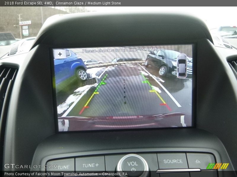 Cinnamon Glaze / Medium Light Stone 2018 Ford Escape SEL 4WD
