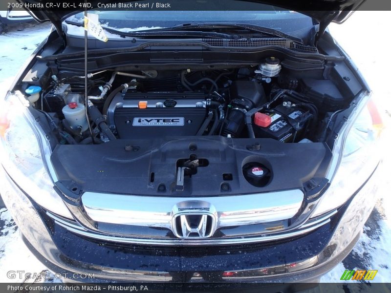 Crystal Black Pearl / Black 2009 Honda CR-V EX-L 4WD