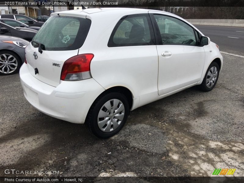 Polar White / Dark Charcoal 2010 Toyota Yaris 3 Door Liftback