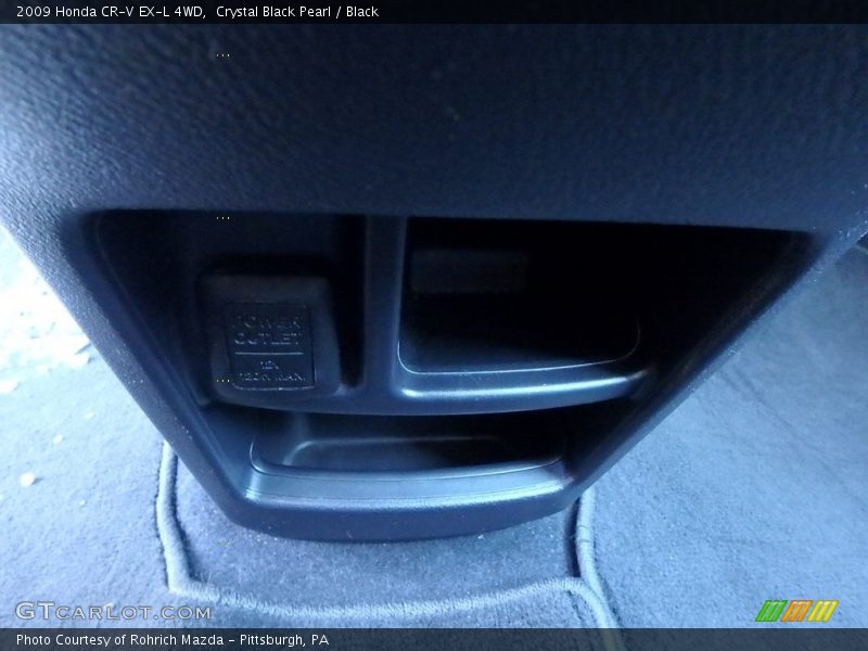 Crystal Black Pearl / Black 2009 Honda CR-V EX-L 4WD
