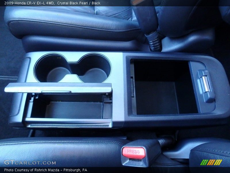 Crystal Black Pearl / Black 2009 Honda CR-V EX-L 4WD