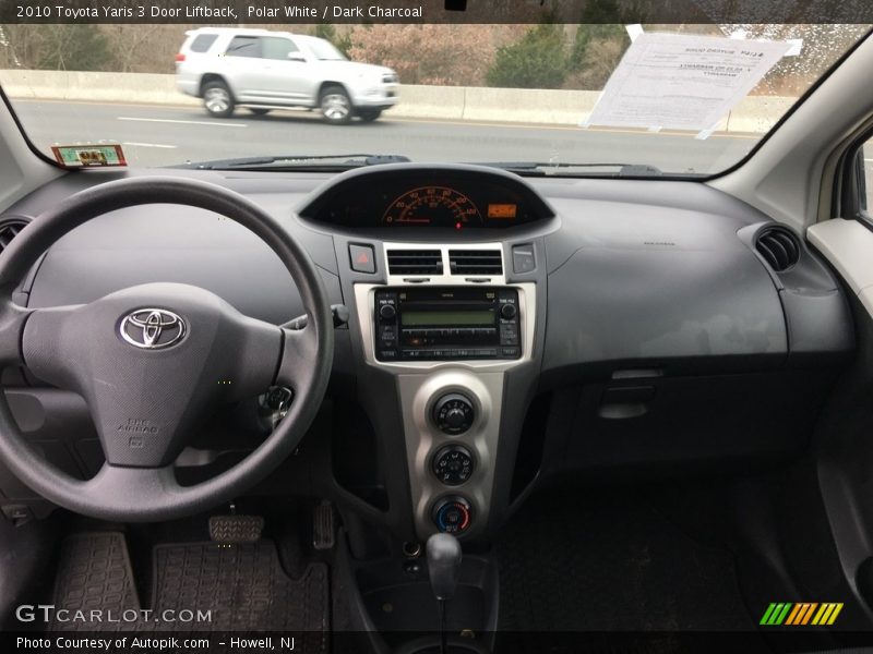 Polar White / Dark Charcoal 2010 Toyota Yaris 3 Door Liftback