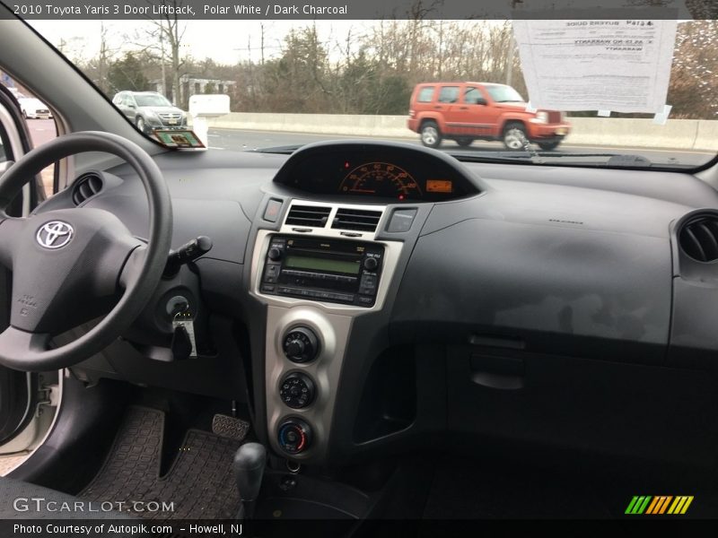 Polar White / Dark Charcoal 2010 Toyota Yaris 3 Door Liftback