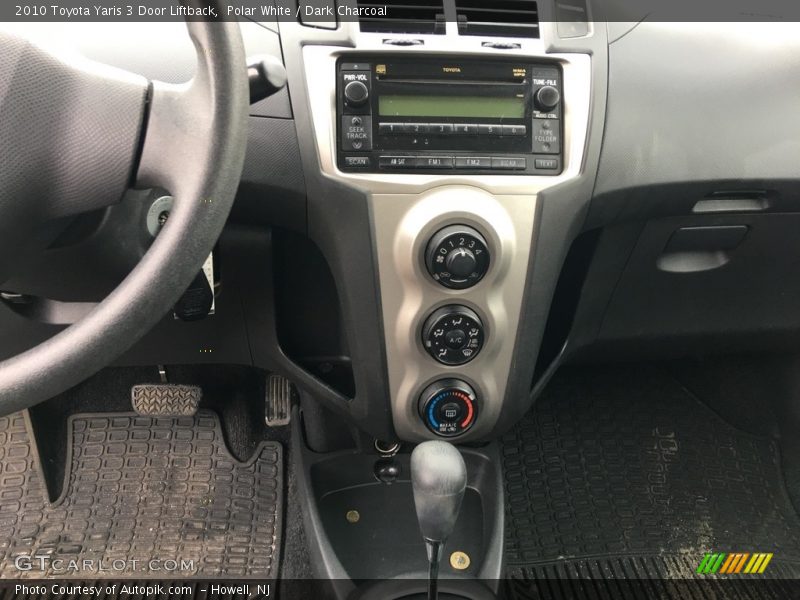 Polar White / Dark Charcoal 2010 Toyota Yaris 3 Door Liftback