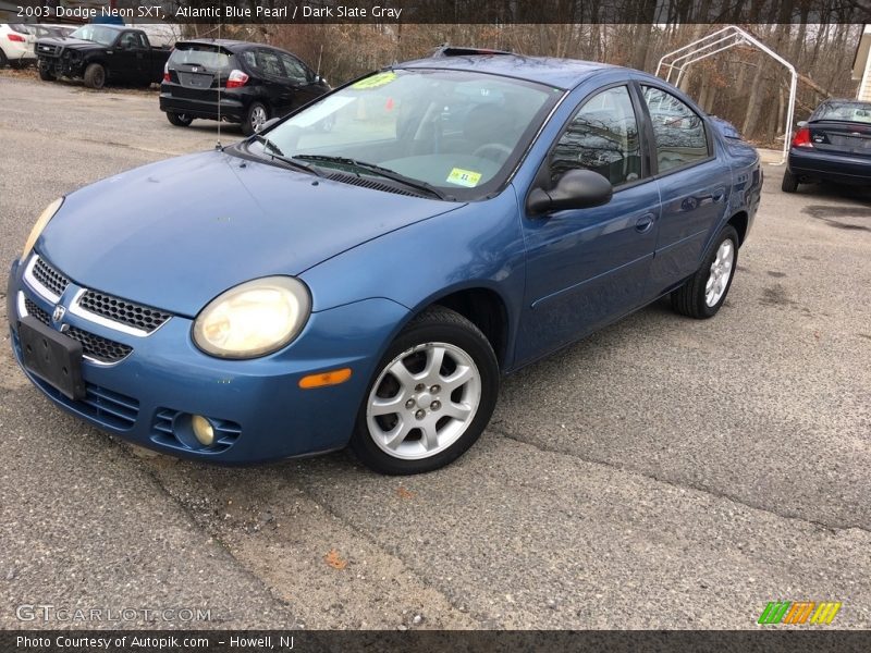 Atlantic Blue Pearl / Dark Slate Gray 2003 Dodge Neon SXT