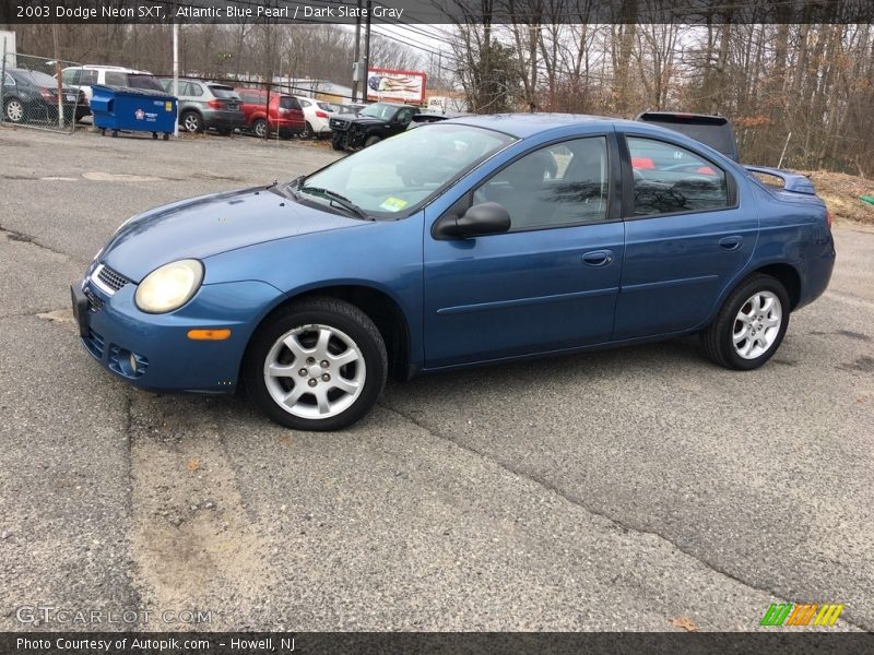 Atlantic Blue Pearl / Dark Slate Gray 2003 Dodge Neon SXT