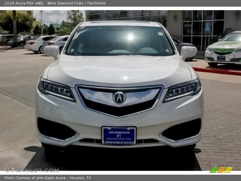 White Diamond Pearl / Parchment 2018 Acura RDX AWD