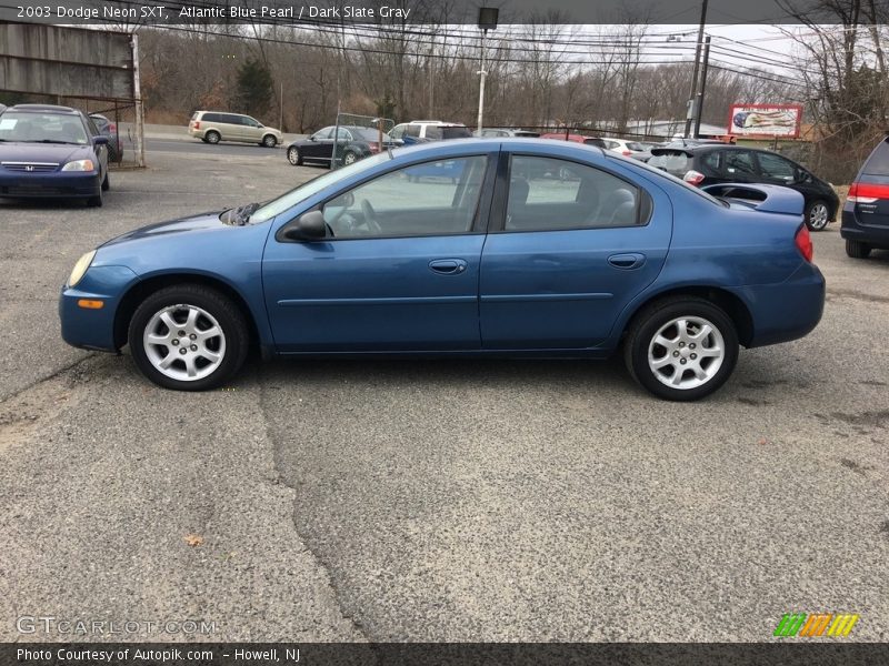 Atlantic Blue Pearl / Dark Slate Gray 2003 Dodge Neon SXT