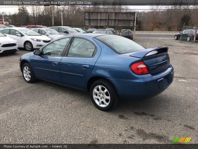 Atlantic Blue Pearl / Dark Slate Gray 2003 Dodge Neon SXT