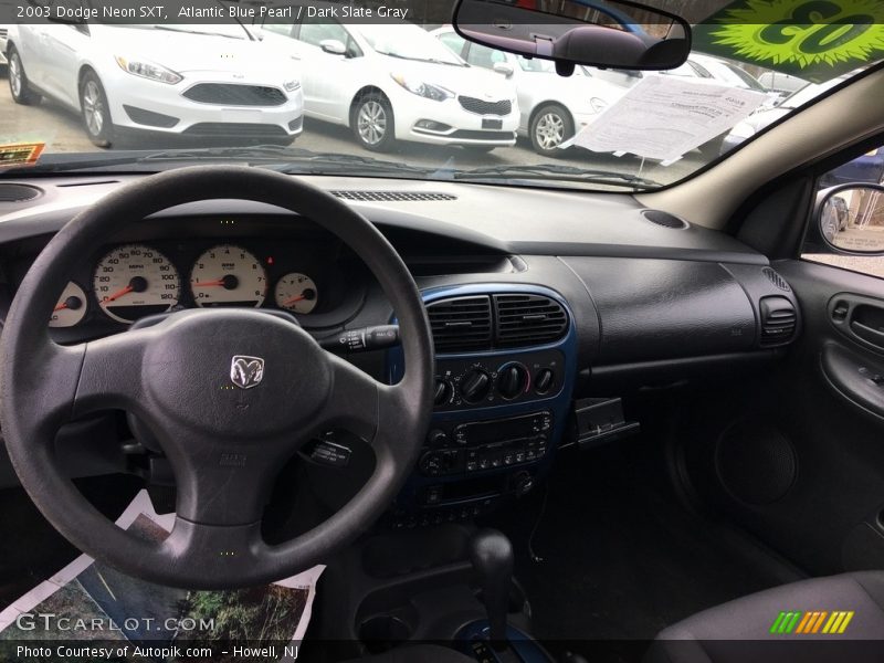 Atlantic Blue Pearl / Dark Slate Gray 2003 Dodge Neon SXT