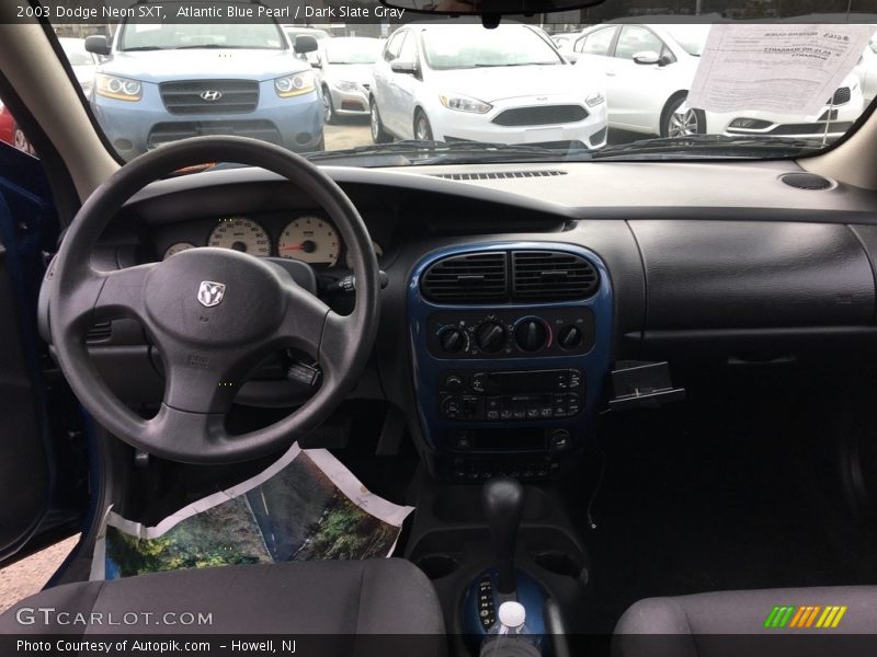 Atlantic Blue Pearl / Dark Slate Gray 2003 Dodge Neon SXT
