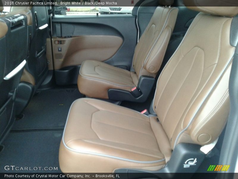 Bright White / Black/Deep Mocha 2018 Chrysler Pacifica Limited