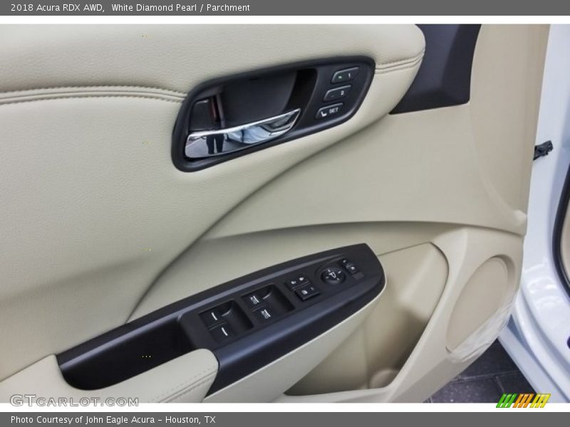 White Diamond Pearl / Parchment 2018 Acura RDX AWD