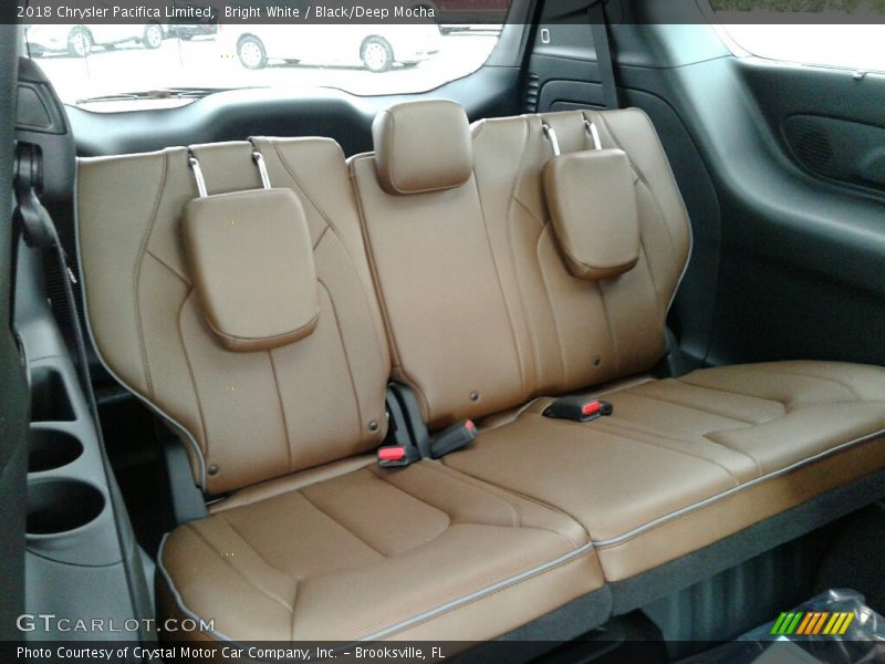 Bright White / Black/Deep Mocha 2018 Chrysler Pacifica Limited