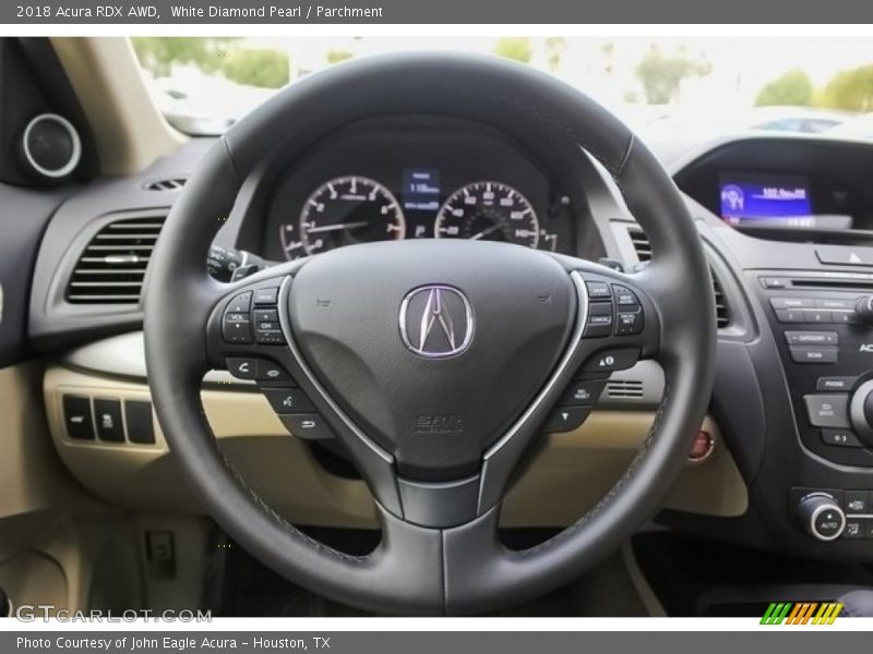 White Diamond Pearl / Parchment 2018 Acura RDX AWD