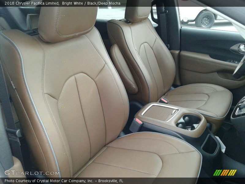 Bright White / Black/Deep Mocha 2018 Chrysler Pacifica Limited