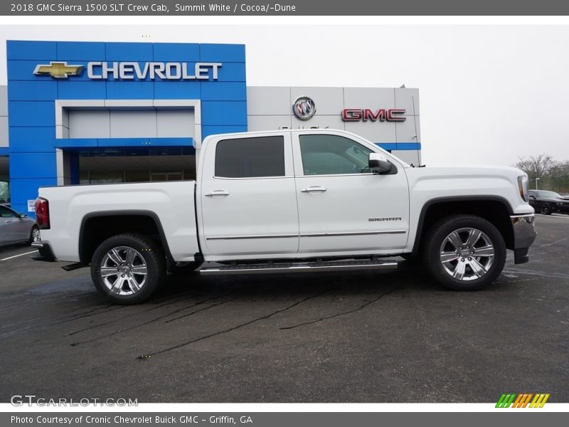  2018 Sierra 1500 SLT Crew Cab Summit White