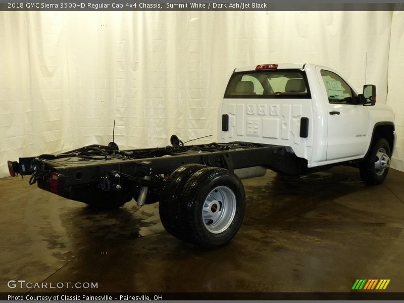 Summit White / Dark Ash/Jet Black 2018 GMC Sierra 3500HD Regular Cab 4x4 Chassis