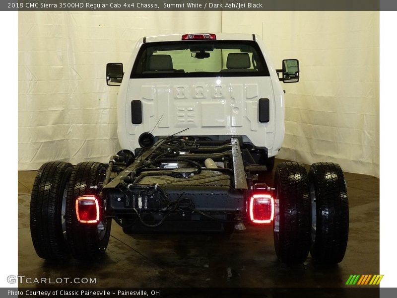 Summit White / Dark Ash/Jet Black 2018 GMC Sierra 3500HD Regular Cab 4x4 Chassis