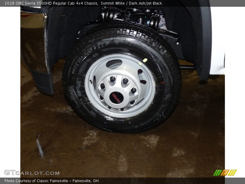 Summit White / Dark Ash/Jet Black 2018 GMC Sierra 3500HD Regular Cab 4x4 Chassis