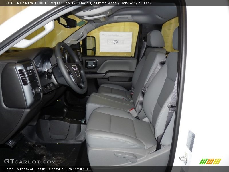 Summit White / Dark Ash/Jet Black 2018 GMC Sierra 3500HD Regular Cab 4x4 Chassis