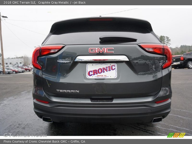 Graphite Gray Metallic / ­Jet Black 2018 GMC Terrain SLE
