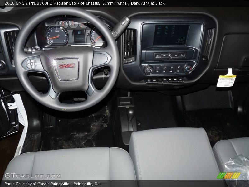 Summit White / Dark Ash/Jet Black 2018 GMC Sierra 3500HD Regular Cab 4x4 Chassis