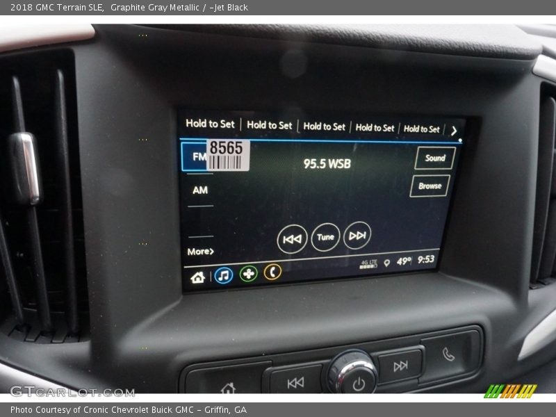 Graphite Gray Metallic / ­Jet Black 2018 GMC Terrain SLE