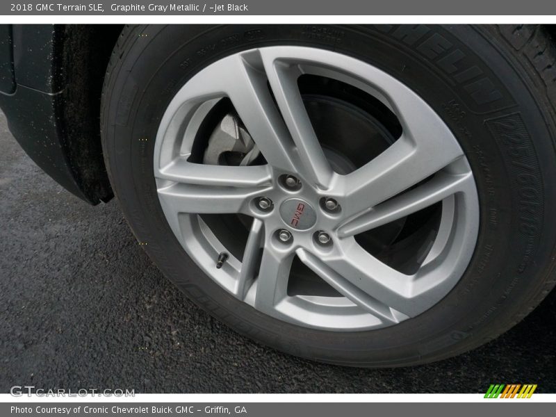 Graphite Gray Metallic / ­Jet Black 2018 GMC Terrain SLE