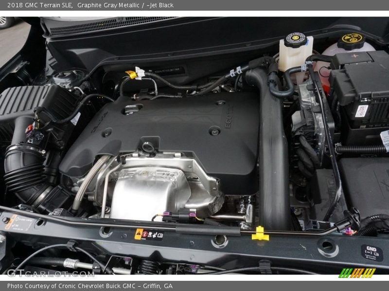 Graphite Gray Metallic / ­Jet Black 2018 GMC Terrain SLE
